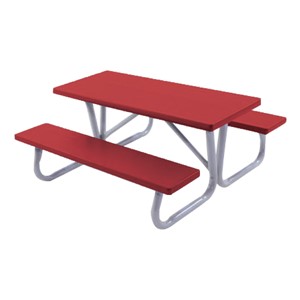 Children's Picnic Table - Shown in brite red